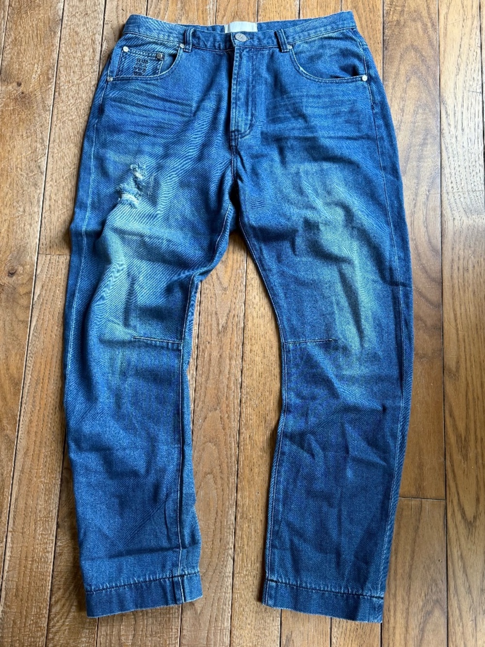 One Teaspoon Bandits Low Waist Boyfriend Denim Jeans Rosewood Women's Size 29